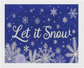 AIVKIEJK Diamond Painting Kits for Adults - Festive Snowflake Christmas Let It Snow Painting DIY 5D Full Drill Diamond Dots Paintings with Diamonds Gem Art and Crafts Home Decor 16"x20"