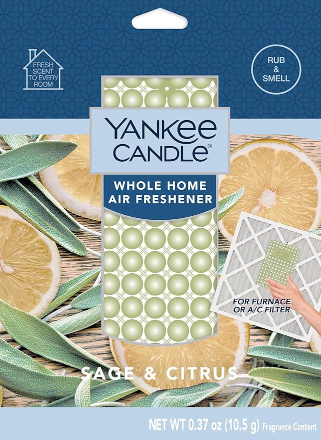 Yankee Candle Whole Home Air Freshener Variety Pack (Lilac Blossoms, Sage Citrus, Sun and Sand, & Sicilian Lemon) (2ea / Pack of 8)