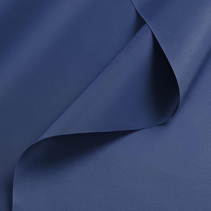 Nylon Fabric, 58" W 420D Waterproof Fabric 3 Yard Ripstop Nylon Material Outdoor Upholstery Twill Sewing Material for Patio Chair, Lining, Cushion, Purse, Tote Bag, Tarp Cover, DIY Project Navy Blue