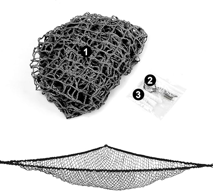 Toy Hammock for Stuffed Animals, Stuffed Animal Hammock Net Jumbo Plush Toy Storage Cornet Net 70" Wall Sling Large Teddy Bear Mesh Toy Net Organizer Black