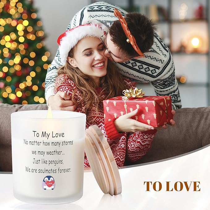 Cookie Strong Scented Candle, 10oz Candle Jars Single Wick Candle, Slow Burning Natural Soy Wax, Valentine's Day Gifts for Lover Wife Women Birthday Christmas