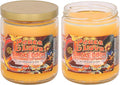 Smoke Odor Exterminator 13 oz Jar Candles Peace & Love, (2) Set of Two Candles.