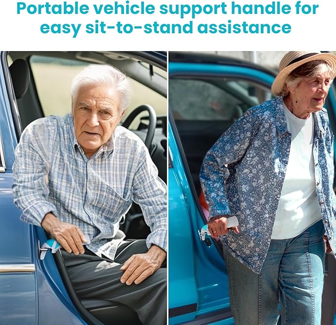 Car Handle Assist for Elderly: Standing Mobility Safety Tip Auto to Help Get Out - Portable Bar Car Support Handle for Elderly & Seniors & Handicap, 1Pc