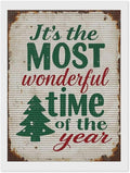 Diamond Painting Kits for Adults - Humorous Quote & Christmas Tree Most Wonderful Time of The Year Painting DIY 5D Full Drill Diamond Dots Paintings with Diamonds Gem Art And Crafts Home Decor 12"x16"