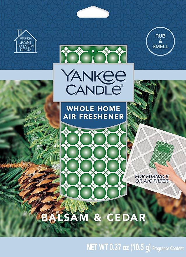 Yankee Candle Whole Home Air Feshener Variety Pack (Macintosh, Pink Sands, Catching Rays, Sun and Sand, Apple Pumpkin, Balsam Cedar, Sage Citrus, & Bahama Breeze) (1ea / Pack of 8)