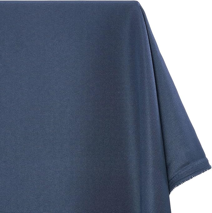 Ottertex Polyester Ripstop Fabric Water Repellent Heavy Duty Outdoor Lightweight By The Yard - Navy Blue (5 Yards)