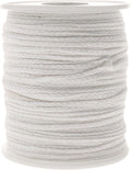 Candle Wicks 100% Natural Cotton, Roll 200 Feet Twine String Spools Braid Candle Non-Smoke Candles Wicks for Candle Making Accessories DIY(1 Roll 200Feet Cotton Wire) Mother' Day+Easter Decor or Gifts