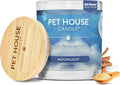 One Fur All Pet House Candle Plant-Based/Soy - Clean Burning Scented, Long Lasting Pet Odor Candle for Home - Moonlight