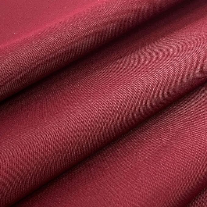 Mybecca Canvas Marine Fabric 600 Denier Indoor/Outdoor Burgundy 1 Yard (36" x 56")(Cut Folded & Separately by Prime)