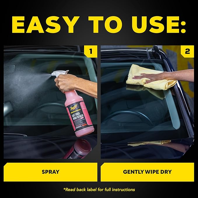 Meguiar's D15501 Last Touch Spray Detailer, Great for Use as Clay Lubricant, creates a Showroom Shine, Removes Dust, Smudges, Fingerprints and More, Versatile Use and Enhances Protection, 1 Gallon