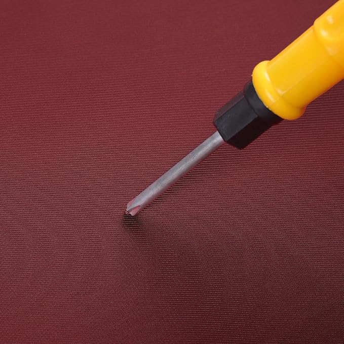 Nylon Fabric, 58" W 420D Waterproof Fabric 5 Yard Ripstop Nylon Material Outdoor Upholstery Twill Sewing Material for Patio Chair, Lining, Cushion, Purse, Tote Bag, Tent, Tarp Cover, DIY Project Red