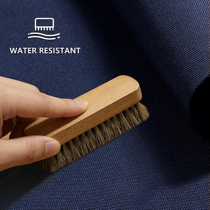 Waterproof Canvas Fabric by The Yard 58inch 600D Upholstery Material Polyester Fabric Outdoor Water Resistant Fabric for Sewing Chair Patio Cushion Purse Bag Interior, 10 Navy Blue