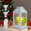 Christmas Candle Warmer Lamp,Electric Candle Lamp Warmer with Timer Dimmable,Compatible with 3 Wick Candles/Large Candel Jar,Rustic Candle Warming Lamp Lantern Farmhouse Style White