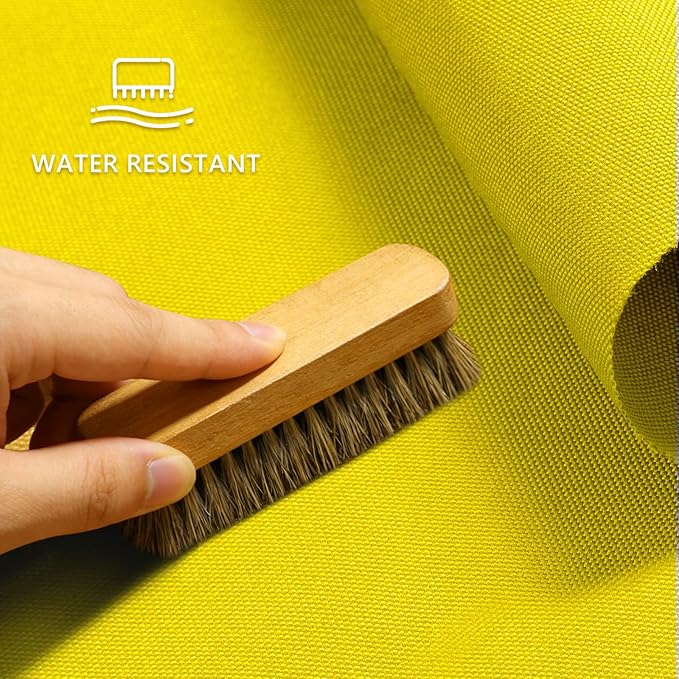 Waterproof Canvas Fabric by The Yard 58inch 600D Upholstery Material Polyester Fabric Outdoor Water Resistant Fabric for Sewing Chair Patio Cushion Purse Bag Interior, 10 Yard Yellow