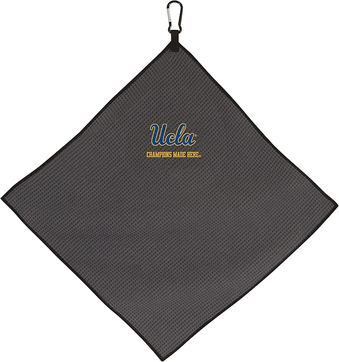 Team Effort Collegiate 15" x 15" Grey Microfiber Towel
