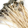6" Eco Candle Making Wicks, Self-Trimming Design, Coreless Cotton Wicks for Candle Making, Ideal for DIY, Ideal for Low Melt-Point Waxes, Size ECO-8, Pack of 100