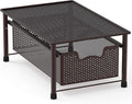 Simple Houseware Stackable Cabinet Basket Drawer Organizer, Bronze
