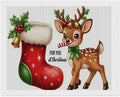 AIVKIEJK Diamond Painting Kits for Adults - Deer Sugar Bell Holiday Christmas Painting DIY 5D Full Drill Diamond Dots Paintings with Diamonds Gem Art and Crafts Home Decor 16"x20"