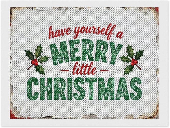 AIVKIEJK Diamond Painting Kits for Adults - Merry Christmas Santa Painting DIY 5D Full Drill Diamond Dots Paintings with Diamonds Gem Art and Crafts Home Decor 12"x16"