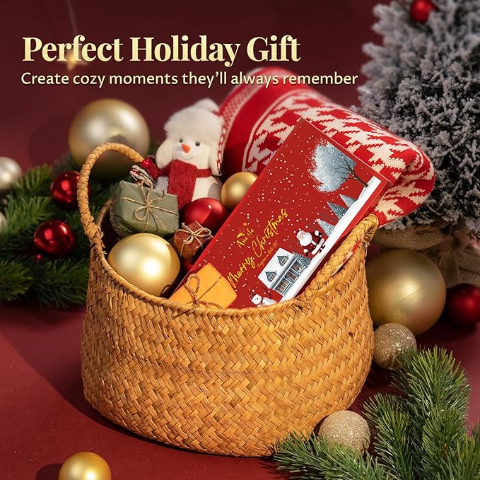 Winter Essential Oil Set, Essential Oils for Diffusers for Home, Fragrance Oil Gift Set | Gingerbread, Candy, Christmas Tree, Spice, Cranberry, Apple Cider | Aromatherapy, Candle & Soap Making