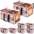 RoomHacks Clear Heavy Duty Extra Large Moving Supplies Storage Bags with Reinforced Handle and Double Zipper, Alternative to Moving Box (8 Packs)