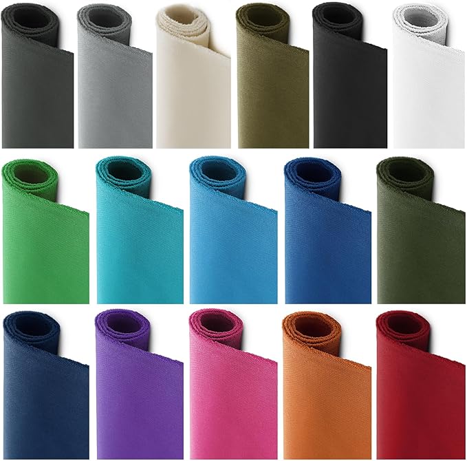 1200D Thicken Waterproof Canvas Fabric by The Yard 58" W Water-Resistant Polyester Fabric Heavy Duty Outdoor Upholstery Material for Chair Patio Cushion Furniture Cover Sewing DIY, 5 Yards Ocean Blue