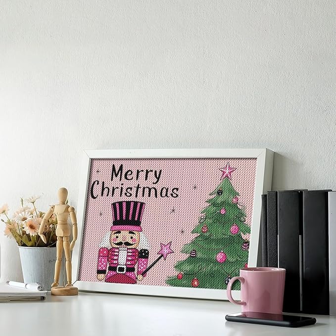 AIVKIEJK Diamond Painting Kits for Adults - Christmas Tree Painting DIY 5D Full Drill Diamond Dots Paintings with Diamonds Gem Art and Crafts Home Decor 8"x12"