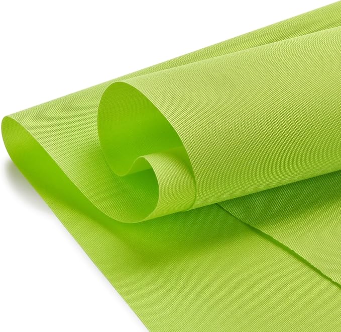 Waterproof Canvas Fabric - 58" Wide 600D Upholstery Polyester Material - Durable Indoor Outdoor Water Resistant Fabric for Furniture Cover Cushion Home Awning Tent (Yellow, 1 Yard)