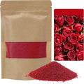 Monivi Scented Candle Sand with Wicks 3.53oz Red Sand Candles with Wicks Pearled Candle Sandwax Beads Mothers Day Gift 16 Burn Hours Refillable Candle Wax for Candle Making(Scented Rose)