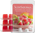 Scentsationals Wax Melts, Wax Cubes Strong Scent - Fruit Collection Watermelon Sugar - Long Lasting Scented Wax Melts for Warmer, 10oz (24-Cubes)