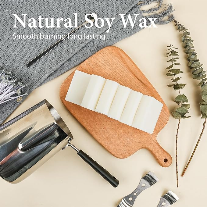 SAEUYVB Candle Making Kit, Complete Candle Making Kit for Adults, DIY Starter Soy Candle Making Supplies/Kit, DIY Arts & Crafts Kits Perfect as Home Decorations