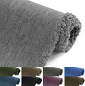 Waterproof Canvas Fabric by The Yard, 58inch 600D Upholstery Fabric Polyester Material Outdoor Water Resistant Material for Sewing Chair Patio Cushion Bag Sofa Seat Repair, 2 Yard Flaxen Grey