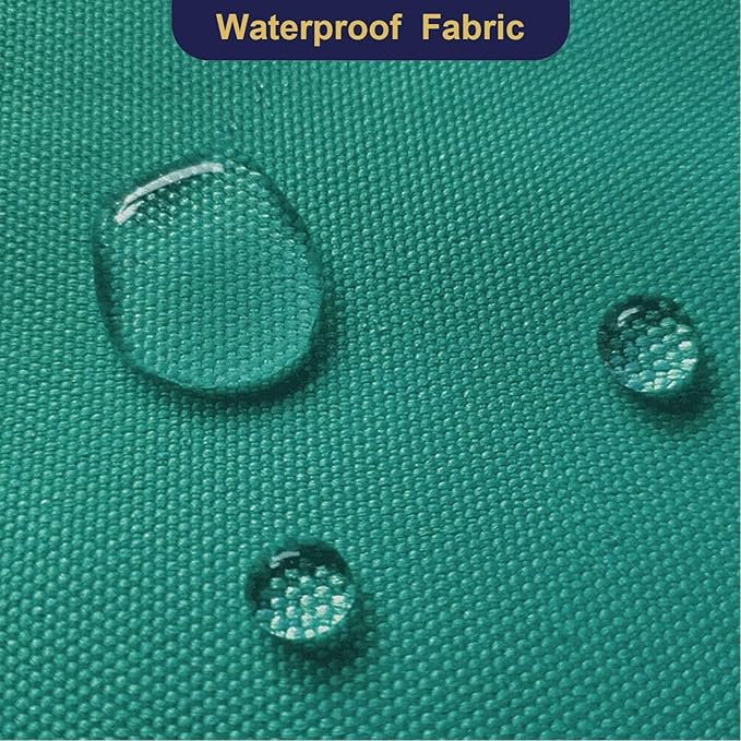 Foreate Waterproof Canvas Fabric by The Yard 600D Upholstery Fabric for Chairs 58" Wide Indoor Outdoor Water Resistant Canvas Polyester Material Sewing DIY Cloth, 8 Yards Teal