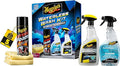 Meguiar's Waterless Wash Kit - This Premium Car Detailing Kit Gently Removes Dirt and Grime, Adds Shine and Protects Several Surfaces on Your Car Without Water – Get Amazing Results Detailing Anywhere