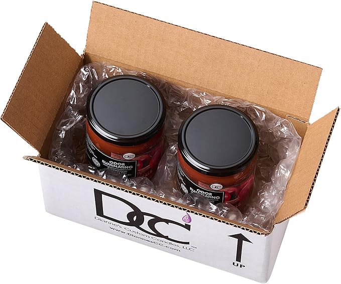 Cinnamon Apple Pie Two Pack Odor Eliminating Highly Fragranced Candle - Eliminates 95% of Pet, Smoke, Food, and Other Smells Quickly - Up to 80 Hour Burn time - 12 Ounce Premium Soy Blend