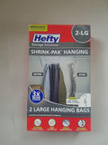 Hefty Shrink Pak - 2 Large Hanging Bags