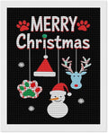 AIVKIEJK Diamond Painting Kits for Adults - Merry Christmas Paw Painting DIY 5D Full Drill Diamond Dots Paintings with Diamonds Gem Art and Crafts Home Decor 16"x20"