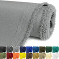 Konelia Waterproof Canvas Fabric by the Yard Outdoor Upholstery Fabric 600D Cordura Polyester Fabric Water Resistant Sewing Fabric for Chair Patio Cushion Purse Tote Bag Interior 1 Yard Silver Grey