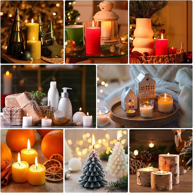 20 Vibrant Colors Candle Dye - Highly Concentrated Liquid Candle Colorant for Soy Wax