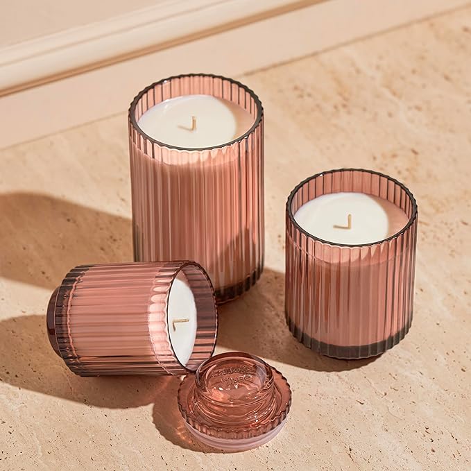 LA JOLIE MUSE Watermelon Mint Zest Scented Candle - Watermelon, Mint & Musk | 11 oz Natural Soy Wax Candle | 60 Hours Clean Burn | Gift-Ready for Hosts & Gatherings | Elegant Home Décor