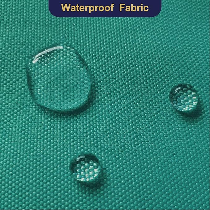 Foreate Waterproof Canvas Fabric by The Yard 600D Upholstery Fabric for Chairs 58" Wide Indoor Outdoor Water Resistant Canvas Polyester Material Sewing DIY Cloth, 1 Yard Teal