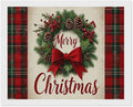 AIVKIEJK Diamond Painting Kits for Adults - Merry Christmas Red Bow & Pine Cones Painting DIY 5D Full Drill Diamond Dots Paintings with Diamonds Gem Art and Crafts Home Decor 16"x20"