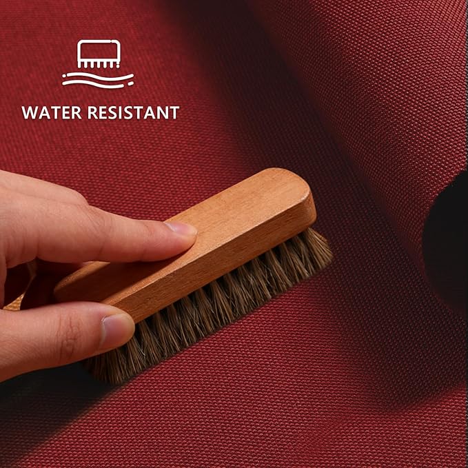 Waterproof Canvas Fabric by The Yard 58inch 600D Upholstery Material Polyester Fabric Outdoor Water Resistant Fabric for Sewing Chair Patio Cushion Purse Bag Interior, 8 Yard Red