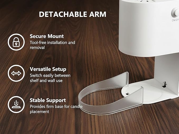 Mini Candle Warmer Lamp,Plug in Wax Melt Warmer for Bathroom Bedroom,Candle Lamp Warmer for Jar Candles,with Two 20 Watt Bulbs,Gifts for Women/Mom. (White)