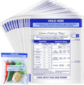 12 Pcs Microwave Steamer Bags 7.9 X 8.6 Inch Zipper Steam Cooking Bags Reusable Microwave Cooking Bag for Vegetables Potatoes and Meat (12)