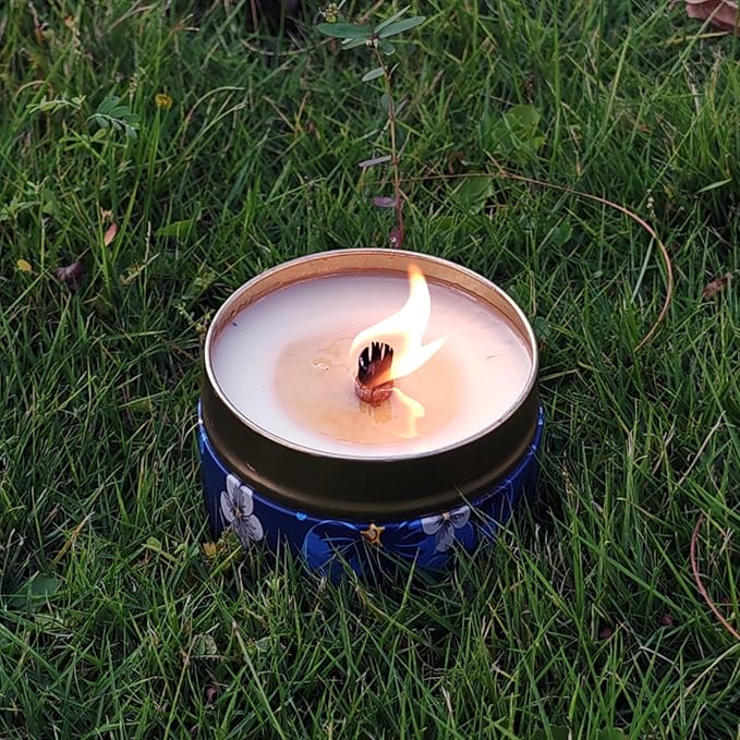 20 Set Wood Spiral Candle Wicks 4x0.32inch / 100x8mm, Wood Wick Tube with Iron Stands for Candle Making, Natural Round Wooden Wick Core Handmade Candles Supplies