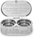 Beautiful Candle Holders that Will Enhance Your Home Décor for Jewish Shabbat or Holidays,A Wonderful Gift for Mother's Day -with Deluxe Engraved Design. (Jerusalem)
