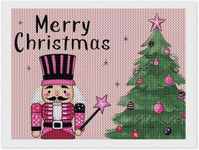 AIVKIEJK Diamond Painting Kits for Adults - Christmas Tree Painting DIY 5D Full Drill Diamond Dots Paintings with Diamonds Gem Art and Crafts Home Decor 12"x16"