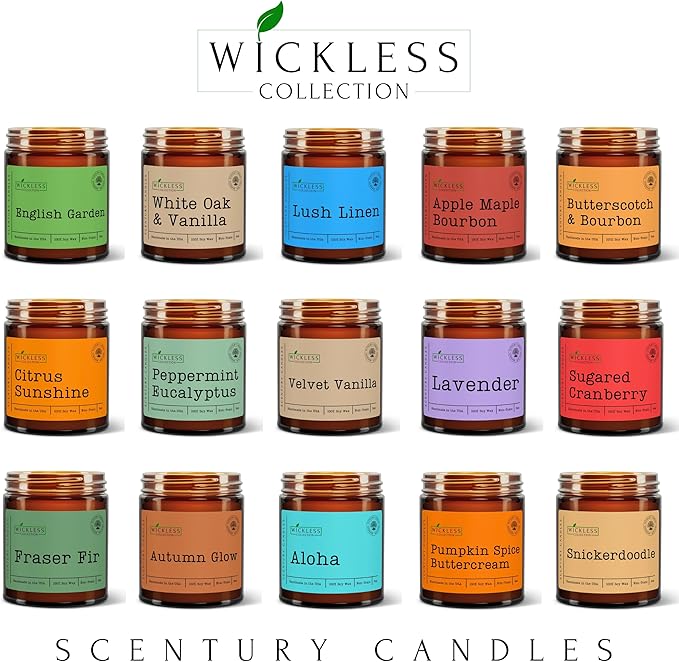 Wickless Pumpkin Spice Scented Candles for Candle Warmer Lamp, Many Scents to Choose, 100% Non-Toxic Soy Wax, Candle Melts for Warming Plate, Handmade in The USA (Pumpkin Spice Buttercream)