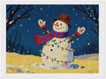 AIVKIEJK Diamond Painting Kits for Adults - Christmas Winter Snowman & Twinkling Painting DIY 5D Full Drill Diamond Dots Paintings with Diamonds Gem Art and Crafts Home Decor 12"x16"